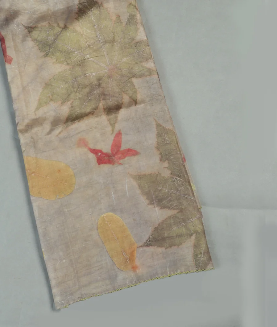 Grey Tussar Printed Saree T452273-image