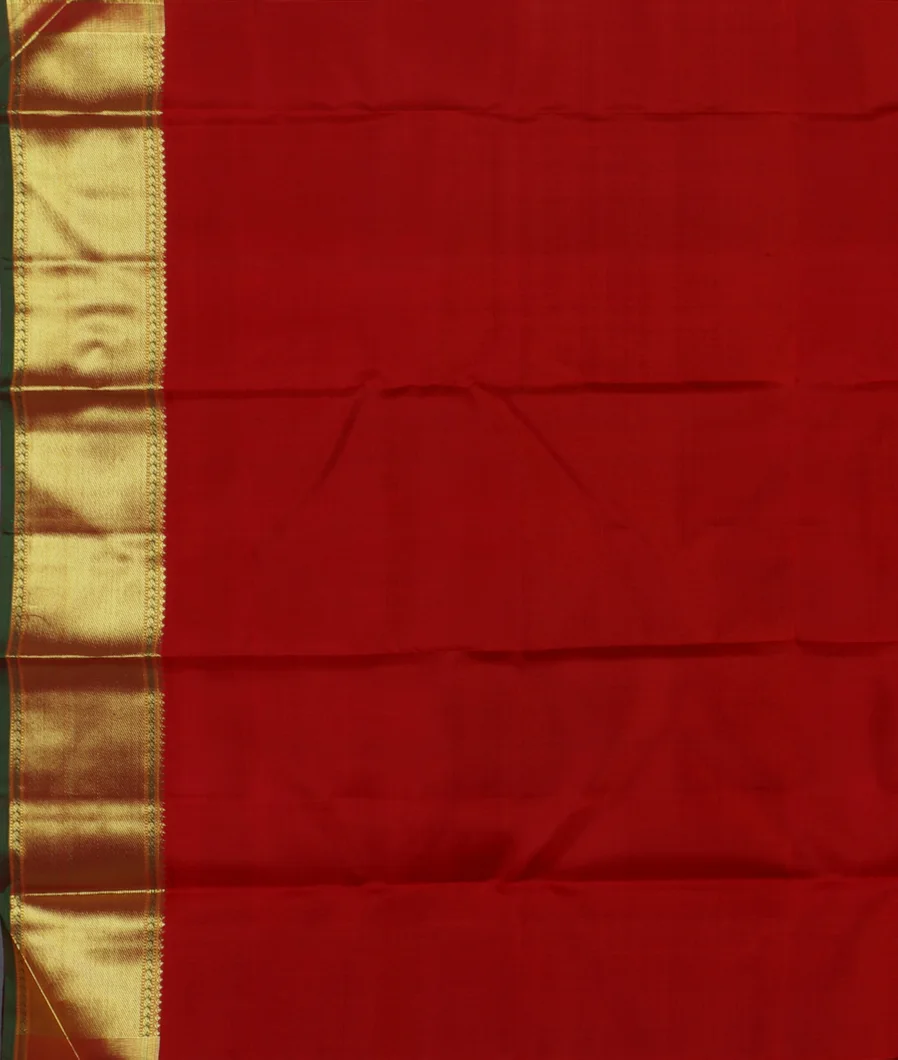 Maroon Handwoven Kanjivaram Silk Saree T4503363