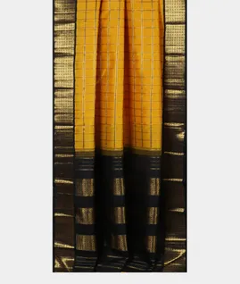 Yellow Handwoven Kanjivaram Silk Saree T4131632