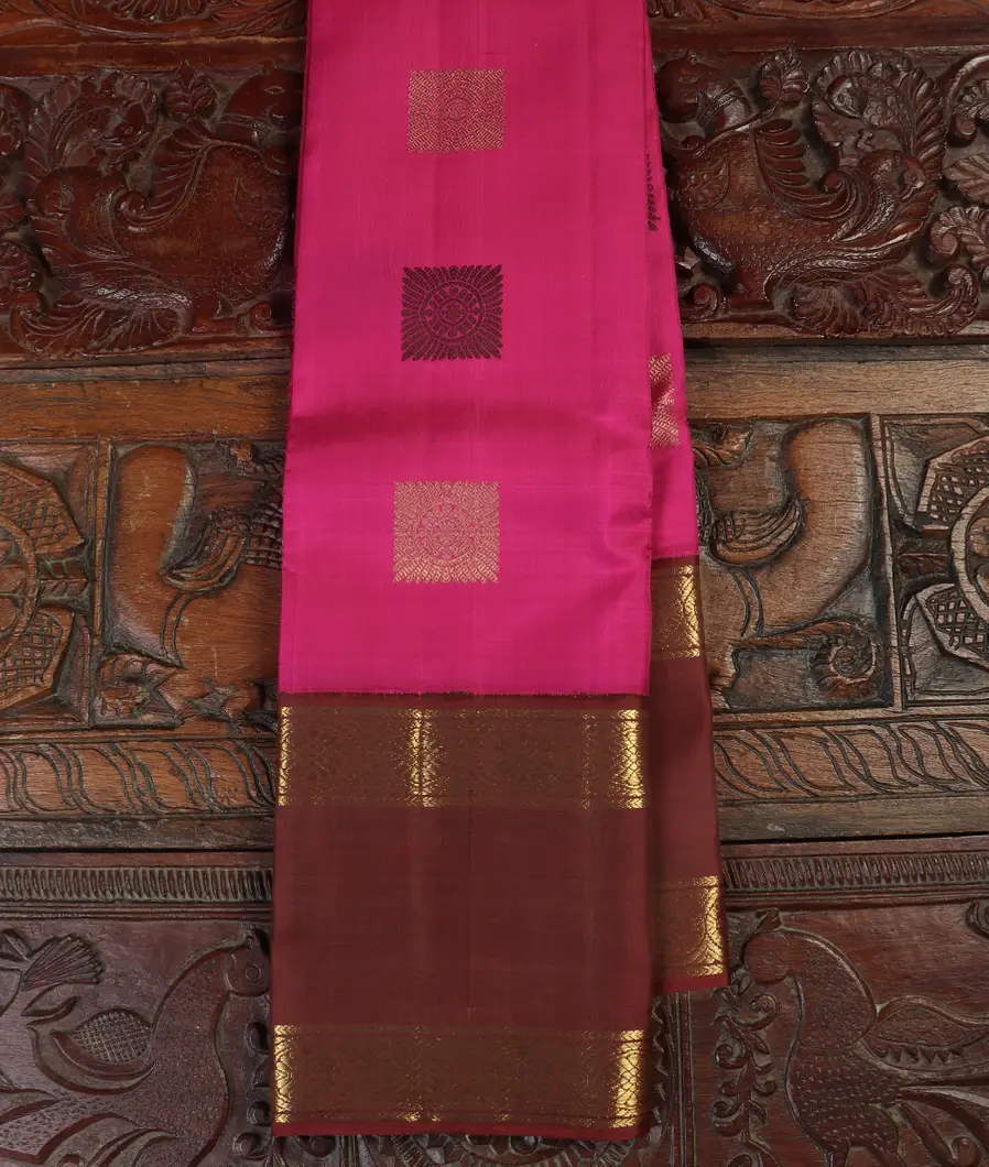 Pink Handwoven Kanjivaram Silk Saree T452569-image