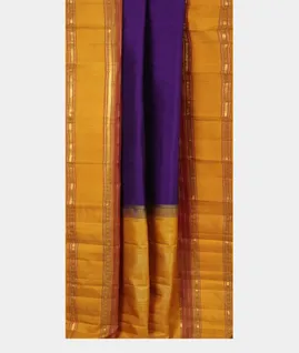 Purple Handwoven Kanjivaram Silk Saree T4637482
