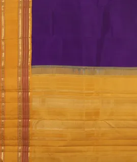 Purple Handwoven Kanjivaram Silk Saree T4637484
