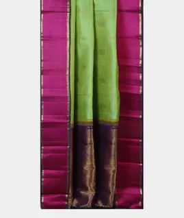 Green Handwoven Kanjivaram Silk Saree T3144892