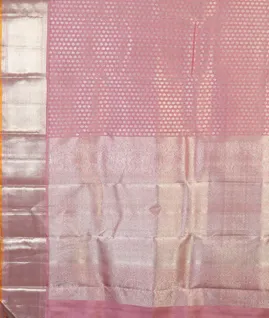 Pink Handwoven Kanjivaram Silk Saree  T4349384