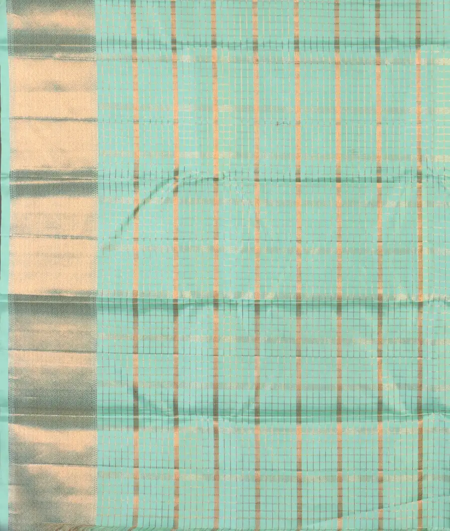 Light Blue Handwoven Kanjivaram Silk Saree T4053803