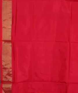 Red Ikat Silk Saree T4193273