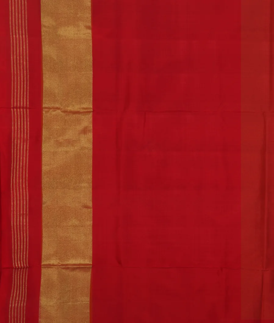 Mustard Yellow IKat Silk Saree T4193423