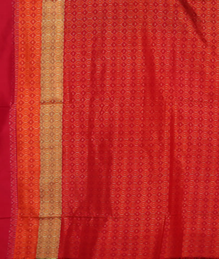 Bottle Green  Ikat Silk Saree T4648143