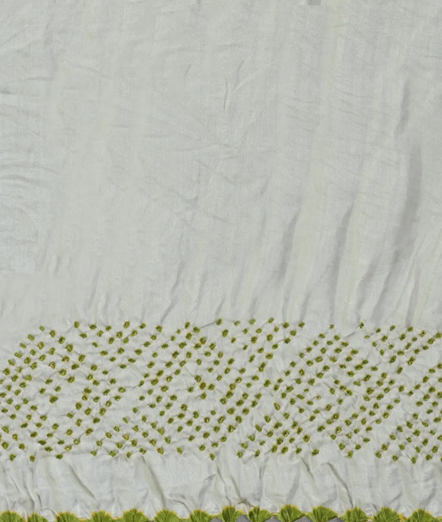 Pink Bandhani Gajji Silk Saree T4567643