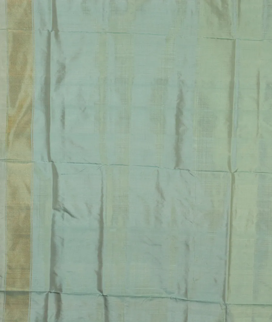 Light Blue IKat Silk Saree T4648163