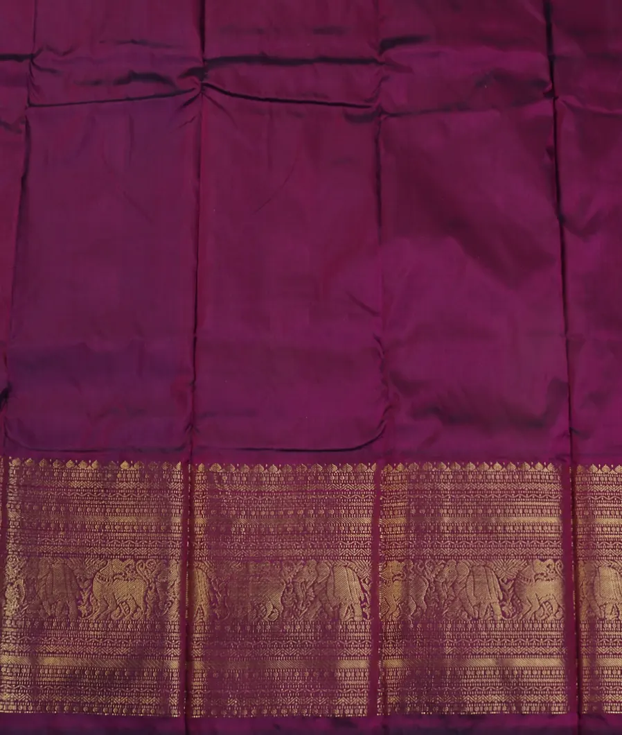Pink Ikat Silk Saree T4649423