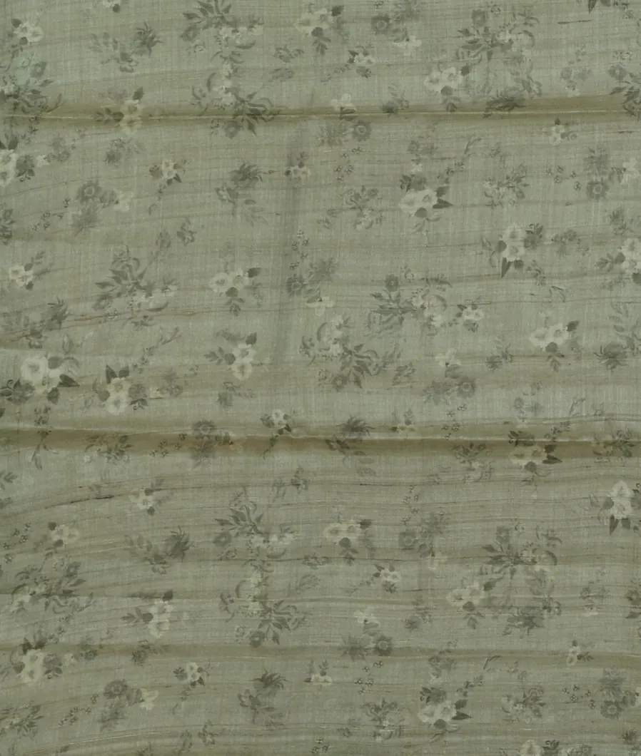 Green Tussar Printed Saree T4538753