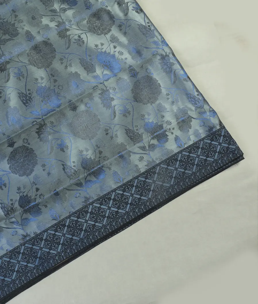 Grey Soft Silk Saree  T421396-image