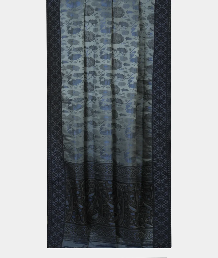 Grey Soft Silk Saree  T4213962