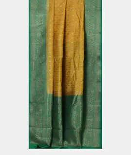 Yellow Banaras Tussar Saree T4664692