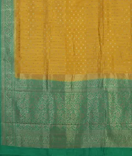 Yellow Banaras Tussar Saree T4664694