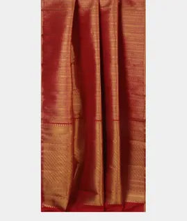 Red Handwoven Kanjivaram Silk Saree T4661392