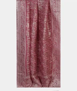 Pink Kora Organza Embroidery Saree T4548092