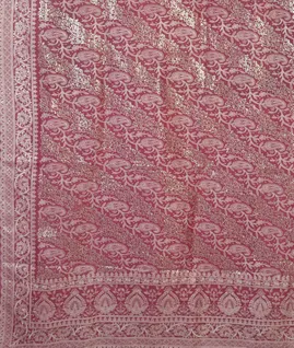 Pink Kora Organza Embroidery Saree T4548094