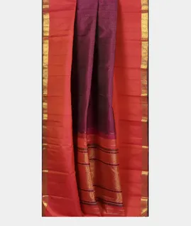 Purple Handwoven Kanjivaram Silk Saree T4662252