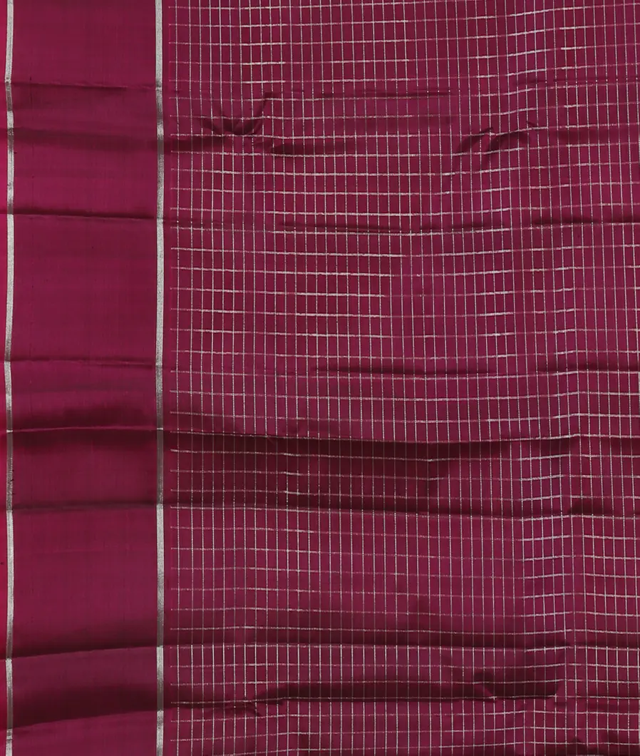 Grey Handwoven Kanjivaram Silk Saree T4656073