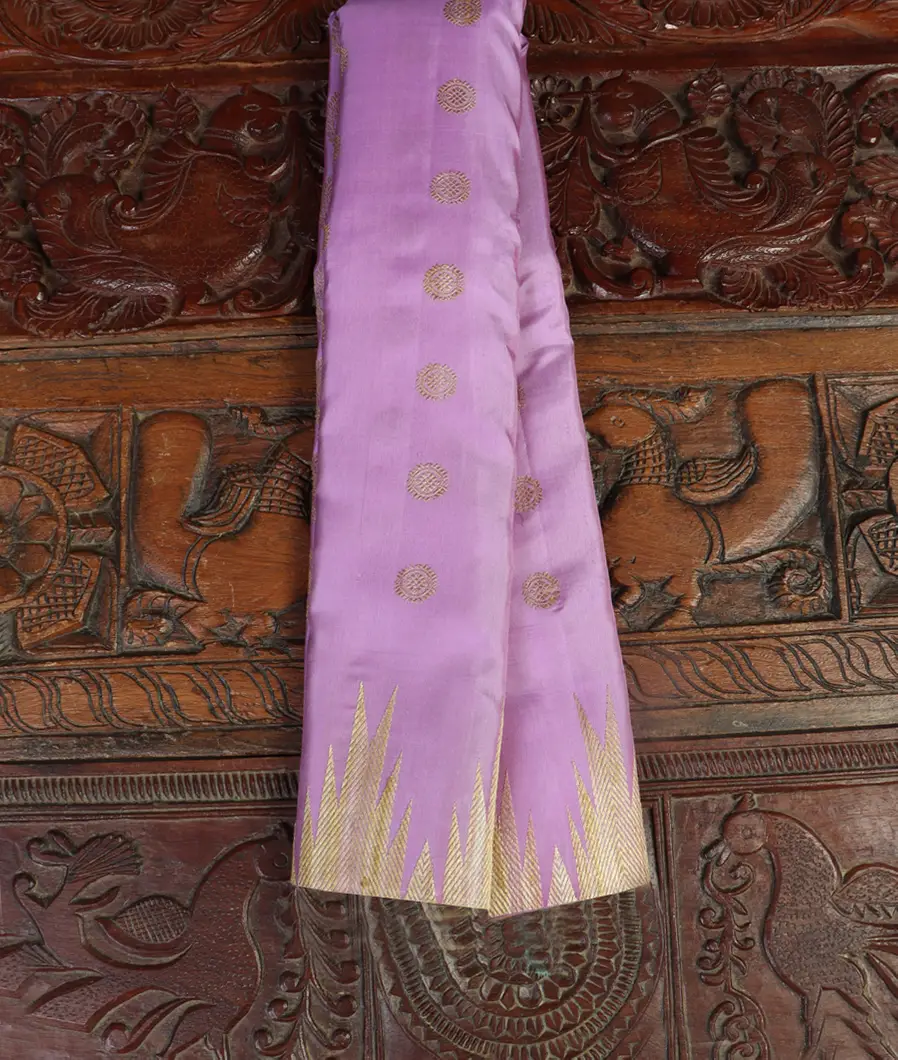 Lavender Gadwal Silk Saree T464451-image