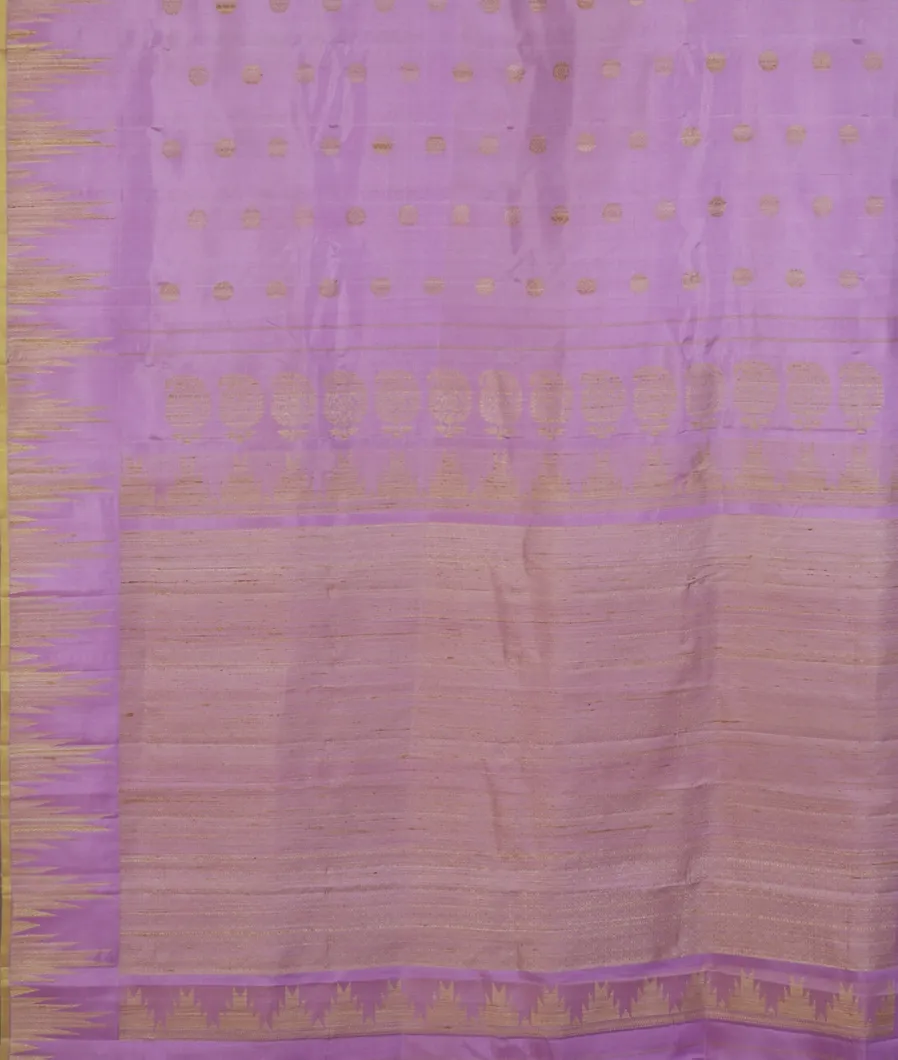 Lavender Gadwal Silk Saree T4644514