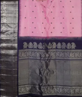 Pink  Gadwal Silk Saree T4655914