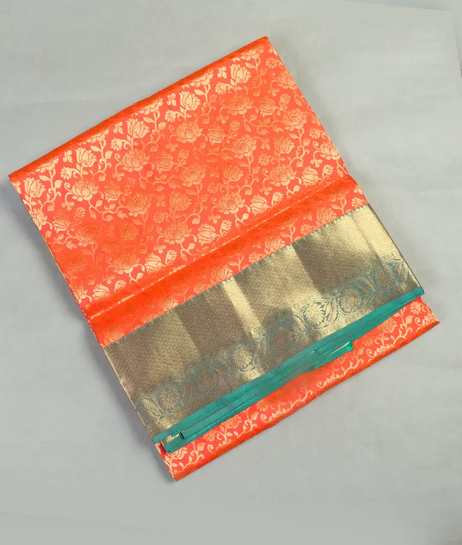 Orange Soft Silk Saree T385884-image