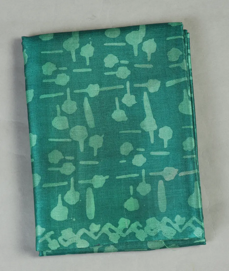 Green Tussar Printed Saree T465953-image