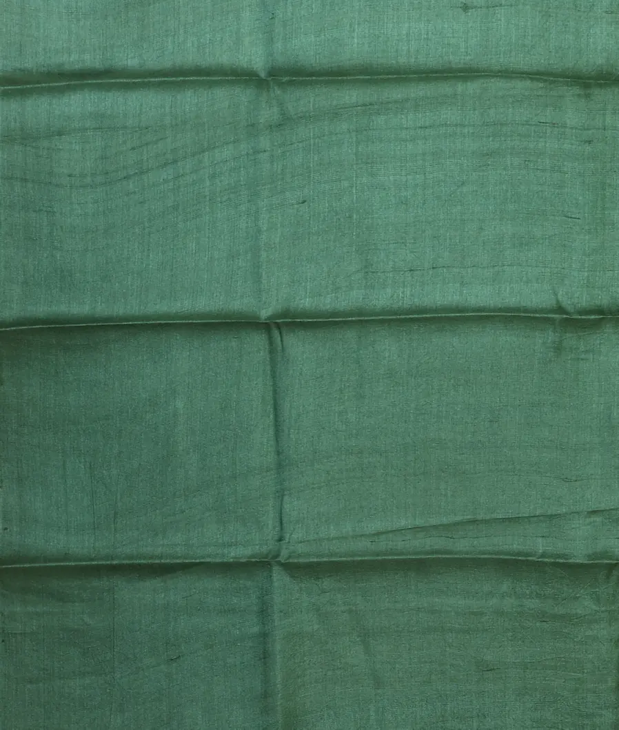 Green Tussar Printed Saree T4659533