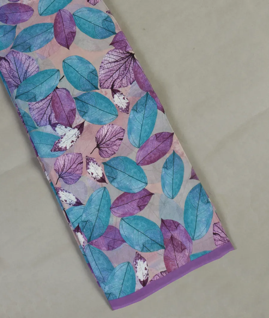 Multicolour Crepe Silk Saree T466990-image