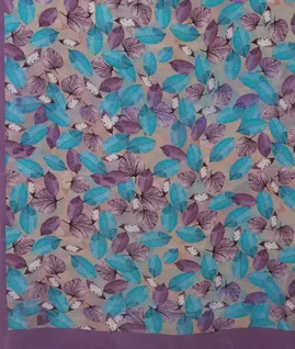 Multicolour Crepe Silk Saree T4669904