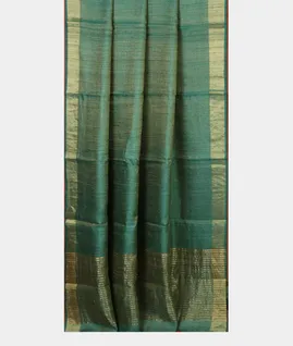 Green Woven Tissue Tussar Saree T4672902