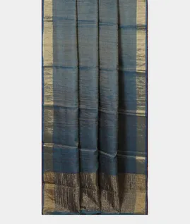 Blue Woven Tissue Tussar Saree T4672972