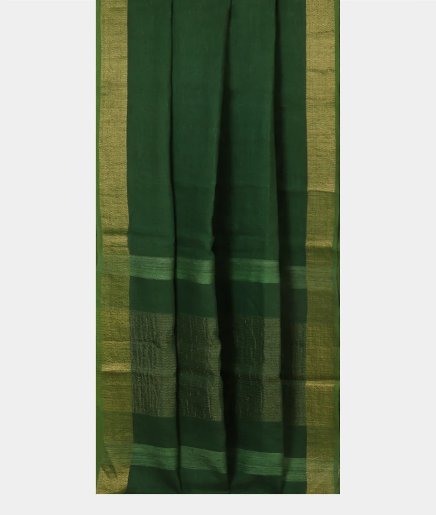 green-handwoven-linen-saree-t329871-t329871-b
