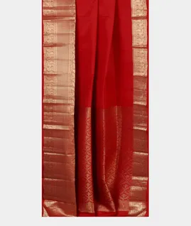 Red Soft Silk Saree T4453862