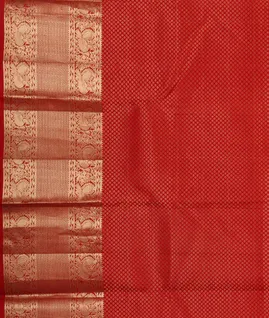 Red Soft Silk Saree T4453863