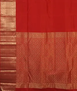 Red Soft Silk Saree T4453864