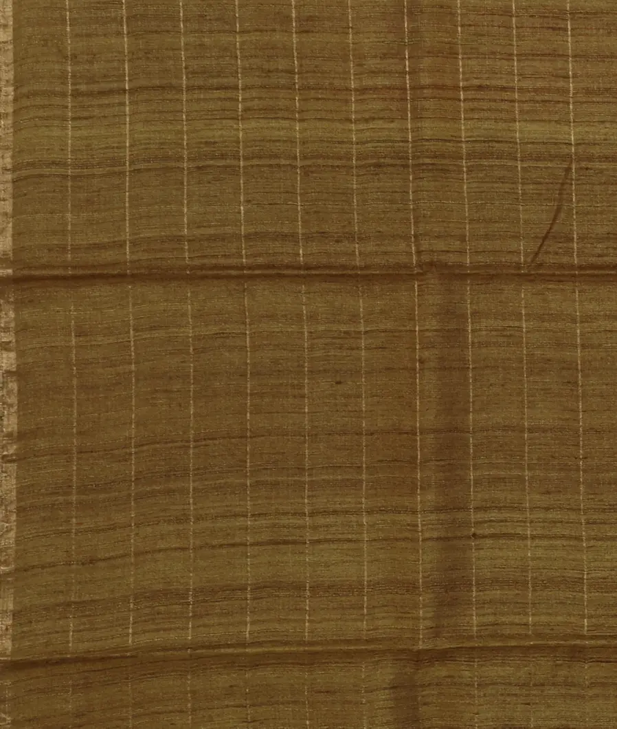 Red Tussar Printed Saree T4672233