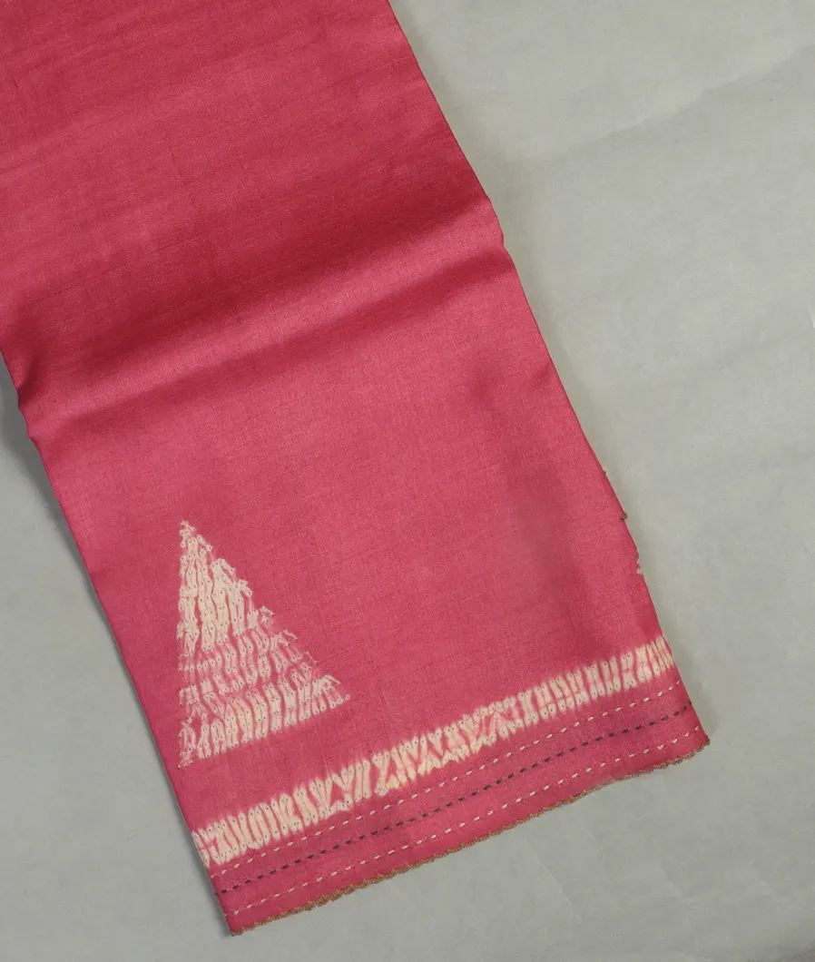 Pink Tussar Printed Saree T467173-image
