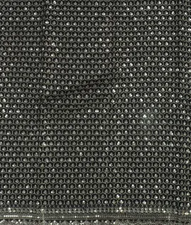 Black Kora Organza Embroidery Saree  T4671263