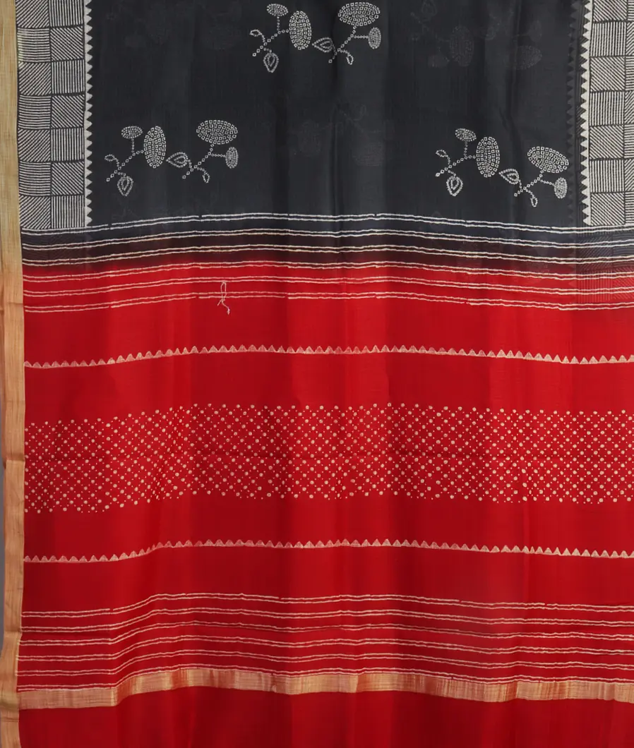 Grey Kota Cotton Saree  T4680674