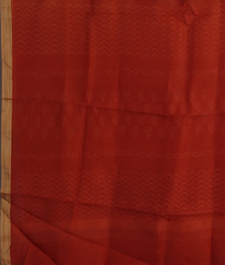 Purple  Kota Cotton Saree T4680553