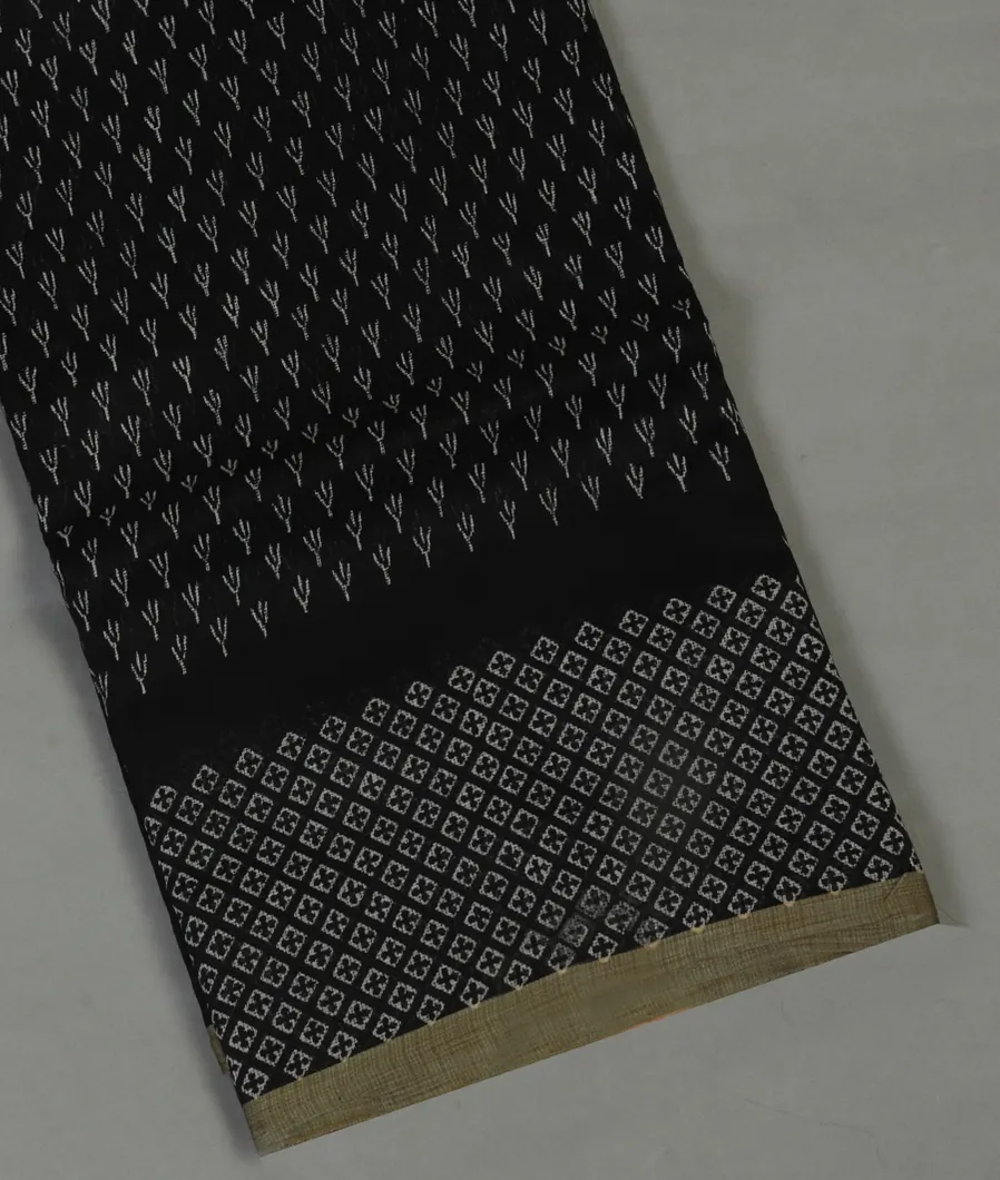 Black Kota Cotton Saree T468045-image