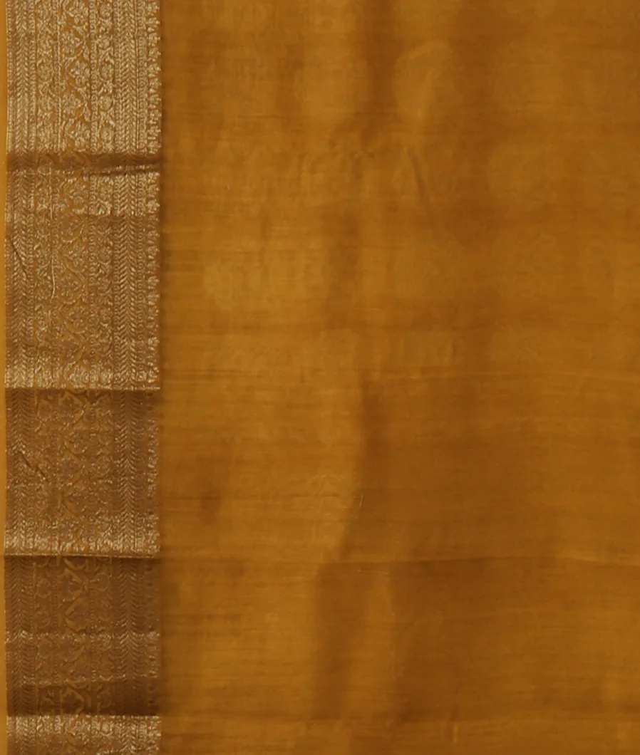 Yellow Soft Printed Cotton Saree T4682353