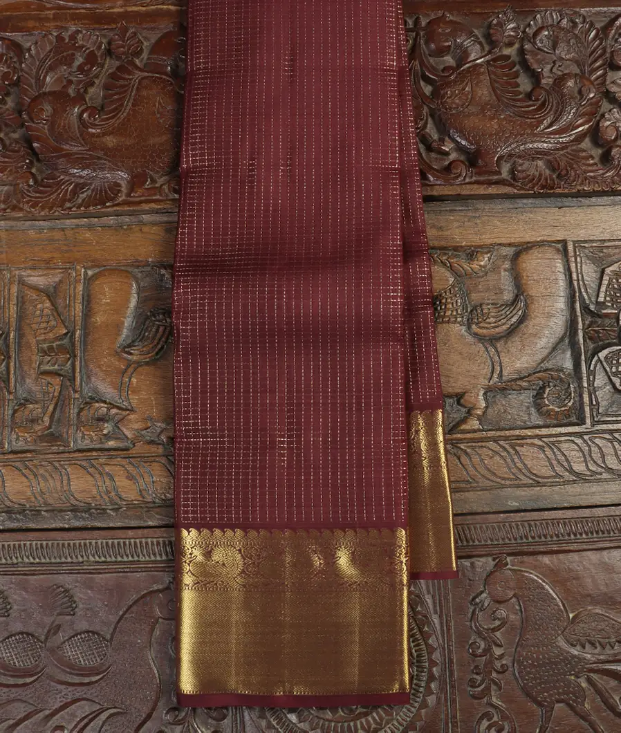 Brown Handwoven Kanjivaram Silk Saree T465781-image
