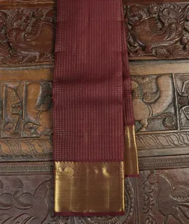 Brown Handwoven Kanjivaram Silk Saree T4657811