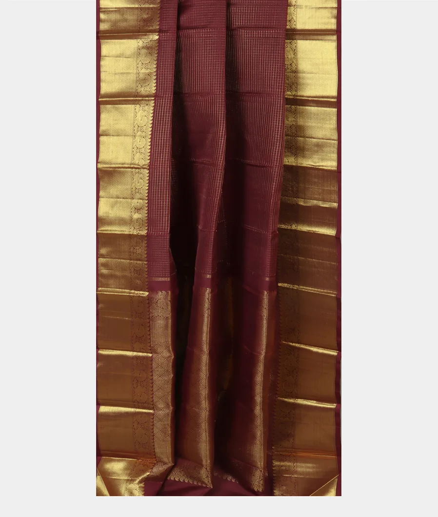 Brown Handwoven Kanjivaram Silk Saree T4657812