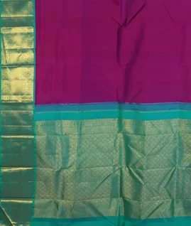 Purple Handwoven Kanjivaram Silk Saree T4658444